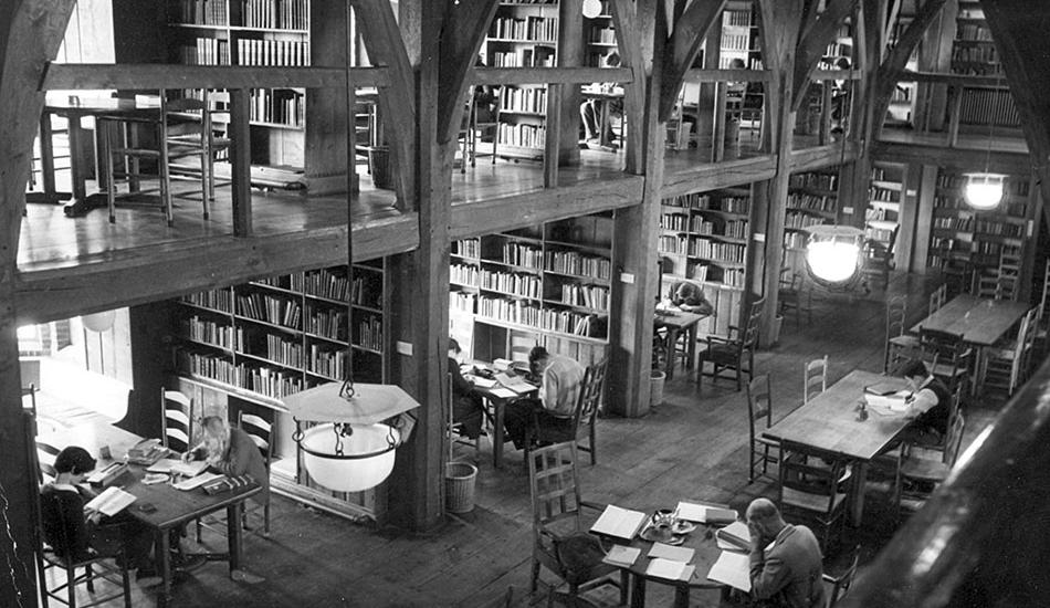 Bedales Library, undated