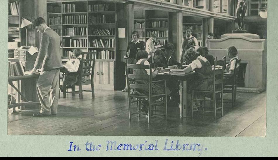 Bedales Library, 1921